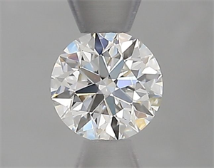 Picture of Natural Diamond 0.43 Carats, Round with Excellent Cut, F Color, VS1 Clarity and Certified by GIA