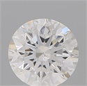 Natural Diamond 0.60 Carats, Round with Excellent Cut, D Color, I1 Clarity and Certified by GIA