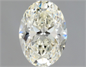 Natural Diamond 1.41 Carats, Oval with  Cut, J Color, VVS2 Clarity and Certified by GIA