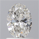 Diamante Natural 0.70 quilates, Ovalado , Color F, claridad SI1 y certificado GIA