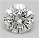 Lab Grown Diamond 0.91 Carats, Round with Excellent Cut, E Color, IF Clarity and Certified by GIA