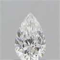Natural Diamond 0.72 Carats, Pear with  Cut, E Color, VVS1 Clarity and Certified by GIA