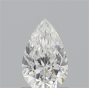 Picture of Natural Diamond 0.72 Carats, Pear with  Cut, E Color, VVS1 Clarity and Certified by GIA