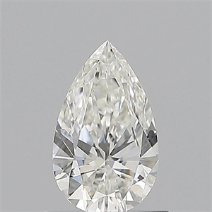 Picture of Natural Diamond 0.61 Carats, Pear with  Cut, H Color, VS2 Clarity and Certified by GIA