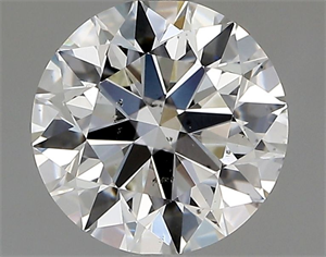 Picture of Natural Diamond 1.21 Carats, Round with Excellent Cut, I Color, SI1 Clarity and Certified by GIA