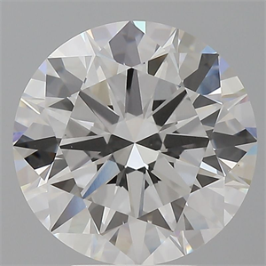 Picture of Lab Grown Diamond 5.06 Carats, Round with Excellent Cut, F Color, VVS2 Clarity and Certified by IGI