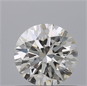 Natural Diamond 0.71 Carats, Round with Excellent Cut, G Color, IF Clarity and Certified by GIA