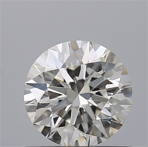 Picture of Natural Diamond 0.71 Carats, Round with Excellent Cut, G Color, IF Clarity and Certified by GIA