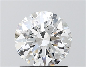 Picture of Lab Grown Diamond 1.28 Carats, Round with Excellent Cut, D Color, VS1 Clarity and Certified by IGI
