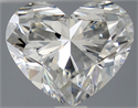 Natural Diamond 1.31 Carats, Heart with  Cut, H Color, VVS2 Clarity and Certified by GIA