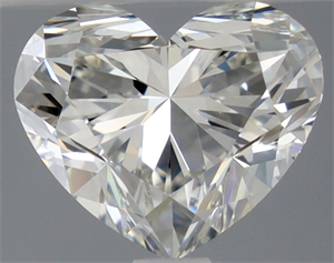 Picture of Natural Diamond 1.31 Carats, Heart with  Cut, H Color, VVS2 Clarity and Certified by GIA