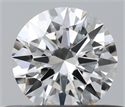 Natural Diamond 0.40 Carats, Round with Excellent Cut, F Color, VS2 Clarity and Certified by IGI
