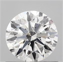 Del inventario de diamantes de laboratorio, 0.73 quilates, Redondo , Color D, claridad VVS2 y certificado IGI