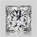 Natural Diamond 1.20 Carats, Princess with  Cut, G Color, VS2 Clarity and Certified by GIA
