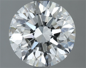 Picture of Natural Diamond 1.84 Carats, Round with Excellent Cut, F Color, IF Clarity and Certified by GIA