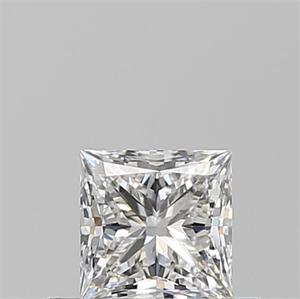 Foto Diamante Natural 0.50 quilates, Princesa , Color F, claridad VS2 y certificado GIA de