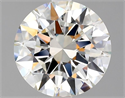Natural Diamond 2.01 Carats, Round with Excellent Cut, J Color, VVS2 Clarity and Certified by GIA