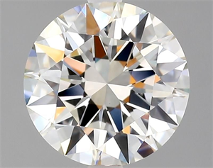 Picture of Natural Diamond 2.01 Carats, Round with Excellent Cut, J Color, VVS2 Clarity and Certified by GIA