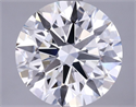 Lab Grown Diamond 3.58 Carats, Round with Excellent Cut, H Color, VS1 Clarity and Certified by GIA