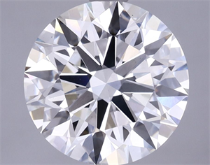 Picture of Lab Grown Diamond 3.58 Carats, Round with Excellent Cut, H Color, VS1 Clarity and Certified by GIA