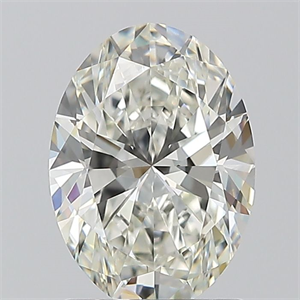 Picture of Natural Diamond 1.20 Carats, Oval with  Cut, J Color, VVS2 Clarity and Certified by GIA