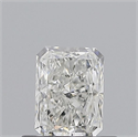 Natural Diamond 0.51 Carats, Radiant with  Cut, G Color, VVS2 Clarity and Certified by GIA