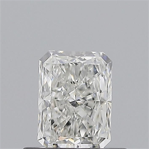 Picture of Natural Diamond 0.51 Carats, Radiant with  Cut, G Color, VVS2 Clarity and Certified by GIA