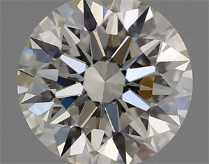 Picture of Natural Diamond 0.70 Carats, Round with Excellent Cut, H Color, VVS2 Clarity and Certified by GIA