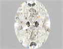 Natural Diamond 1.11 Carats, Oval with  Cut, K Color, VS2 Clarity and Certified by GIA