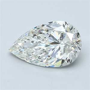 Picture of Natural Diamond 2.02 Carats, Pear with  Cut, I Color, SI2 Clarity and Certified by GIA