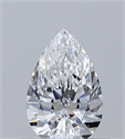 Diamante Natural 0.40 quilates, De pera , Color D, claridad VS1 y certificado GIA
