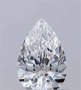 Foto Diamante Natural 0.40 quilates, De pera , Color D, claridad VS1 y certificado GIA de
