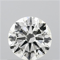 Natural Diamond 0.60 Carats, Round with Very Good Cut, J Color, I1 Clarity and Certified by GIA