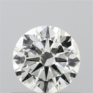 Picture of Natural Diamond 0.60 Carats, Round with Very Good Cut, J Color, I1 Clarity and Certified by GIA