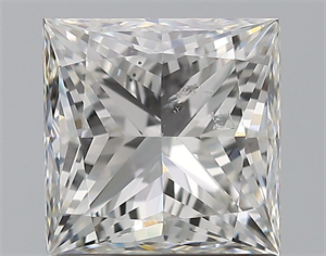 Foto Diamante Natural 1.50 quilates, Princesa , Color F, claridad SI2 y certificado GIA de