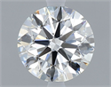 Diamante Natural 0.61 quilates, Redondo , Color F, claridad IF y certificado GIA