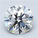 Diamante Natural 2.70 quilates, Redondo , Color D, claridad VS1 y certificado GIA