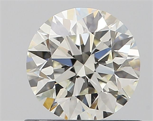 Picture of Natural Diamond 0.70 Carats, Round with Excellent Cut, I Color, VVS1 Clarity and Certified by IGI
