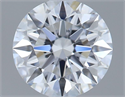 Lab Grown Diamond 1.02 Carats, Round with Ideal Cut, E Color, VS1 Clarity and Certified by IGI
