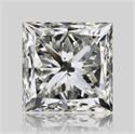 Natural Diamond 1.20 Carats, Princess with  Cut, K Color, VS2 Clarity and Certified by GIA