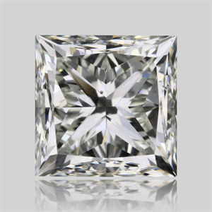 Picture of Natural Diamond 1.20 Carats, Princess with  Cut, K Color, VS2 Clarity and Certified by GIA
