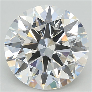 Picture of Lab Grown Diamond 5.53 Carats, Round with Ideal Cut, E Color, VVS2 Clarity and Certified by IGI