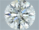 Natural Diamond 2.30 Carats, Round with Excellent Cut, I Color, VVS2 Clarity and Certified by IGI