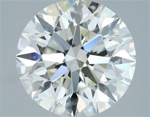 Picture of Natural Diamond 2.30 Carats, Round with Excellent Cut, I Color, VVS2 Clarity and Certified by IGI