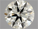 Diamante Natural 0.70 quilates, Redondo , Color N, claridad SI1 y certificado GIA