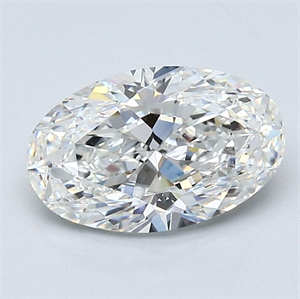 Picture of Natural Diamond 1.20 Carats, Oval with  Cut, G Color, VS1 Clarity and Certified by GIA