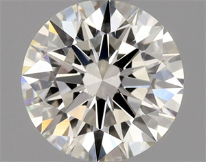 Picture of Natural Diamond 0.50 Carats, Round with Excellent Cut, I Color, VVS1 Clarity and Certified by GIA