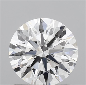 Picture of Lab Grown Diamond 0.86 Carats, Round with Ideal Cut, D Color, VVS2 Clarity and Certified by IGI