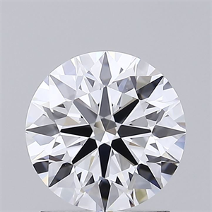 Picture of Lab Grown Diamond 1.33 Carats, Round with Ideal Cut, E Color, VVS2 Clarity and Certified by IGI