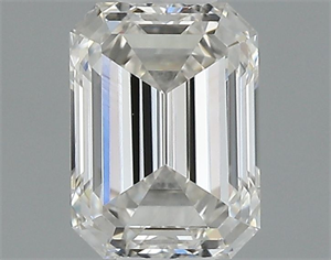 Picture of Natural Diamond 0.41 Carats, Emerald with  Cut, H Color, VS2 Clarity and Certified by GIA